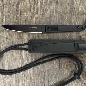 CRKT Sweet K.I.S.S. 2356 Fixed Blade Knife 4.03" Tanto Blade With Sheath